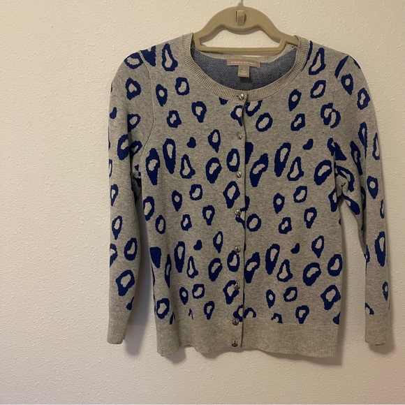 Banana Republic Cheetah Print Cardigan - Picture 2 of 4